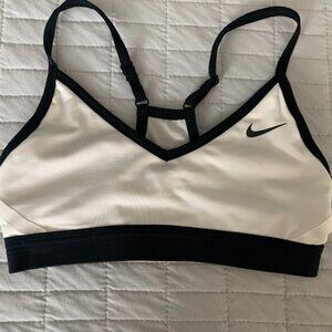 Nike Women's XS Sports Bra Black & White Racerback Small